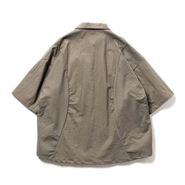 Tightbooth Pinstripe Half Zip Shirt - Olive | Garmentory