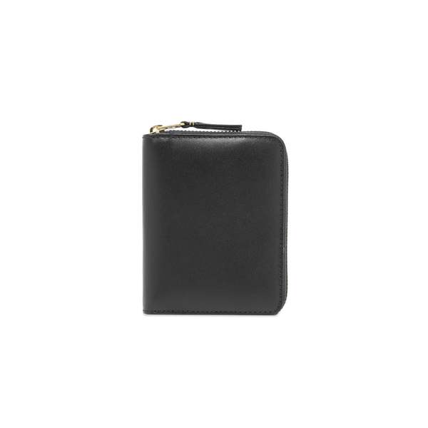 Comme des Garçons SMALL CLASSIC ZIP WALLET - BLACK | Garmentory