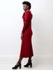 CFCL Portrait Dress 2 - Red - Thumbnail 3