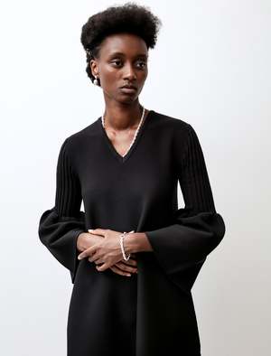 CFCL Pottery Kaftan 3 - Black | Garmentory