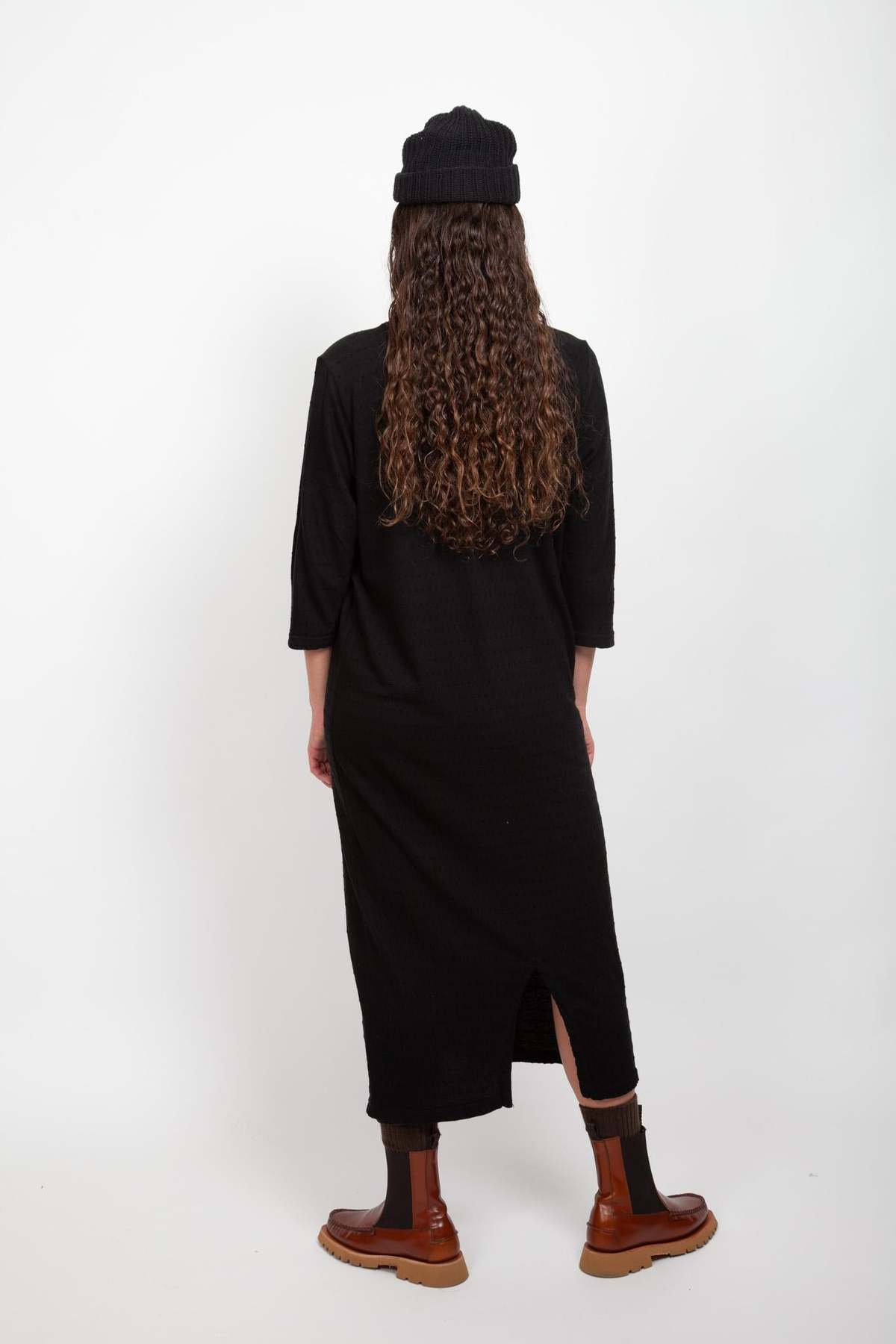 Gravel & Gold Abbey Dress - Black Swiss Dot - Image 5 of 5