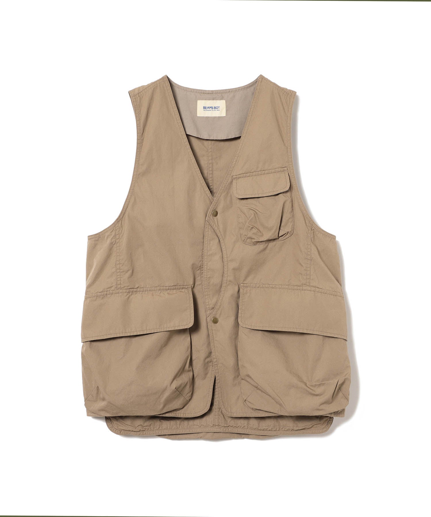 Beams Boy O C Wth Hunting Vest - BEIGE | Garmentory