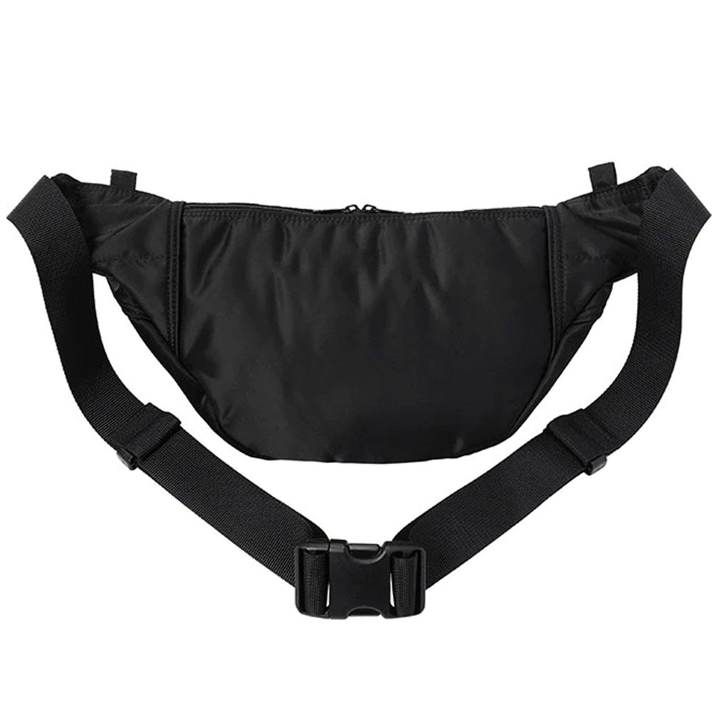 Vintage Yoshida Porter Tanker Waist Bag, Black Nylon, Moon Shape, Unisex
