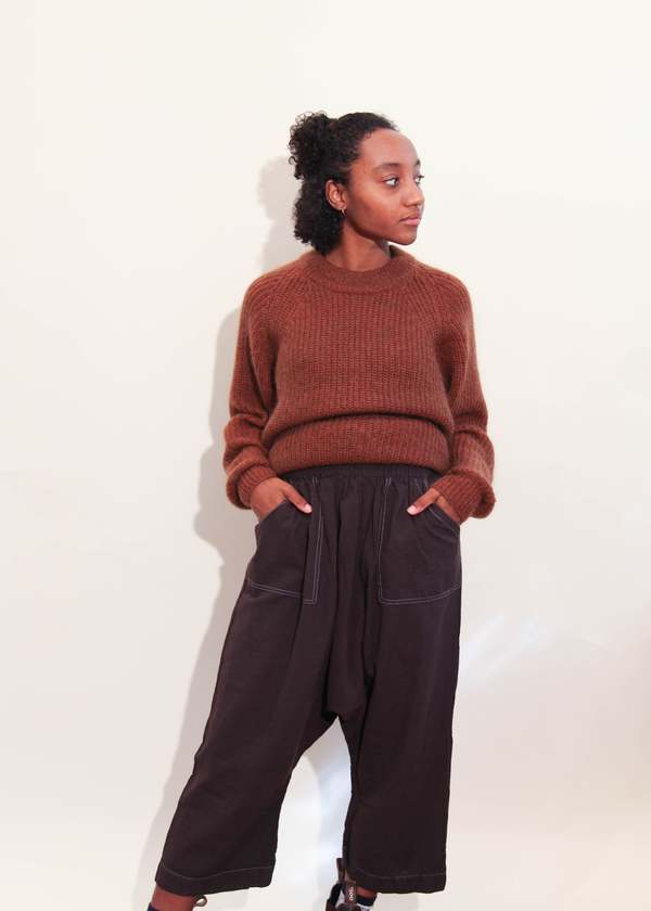 Pull On Pant - Chocolate