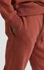 Richer Poorer Rec Fleece Tapered Sweatpant - Red Mahogany - Thumbnail 3