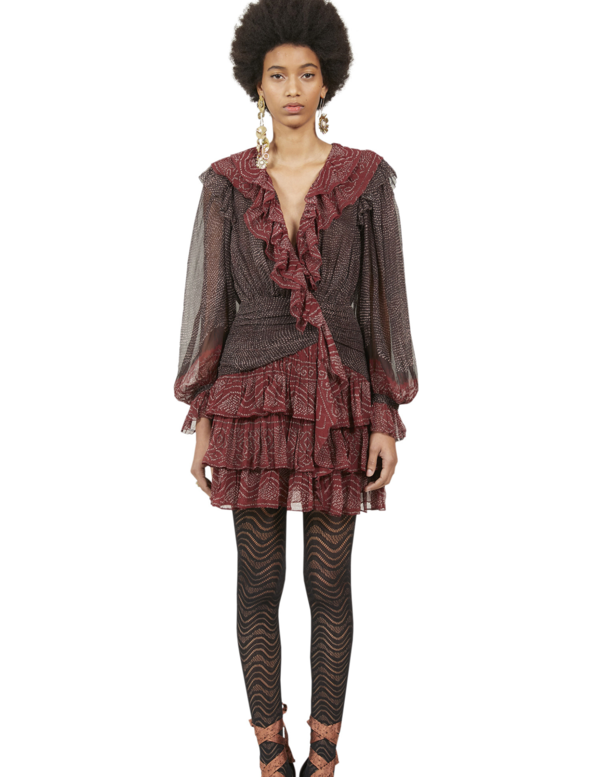 Ulla Johnson Sara Dress - Garnet | Garmentory