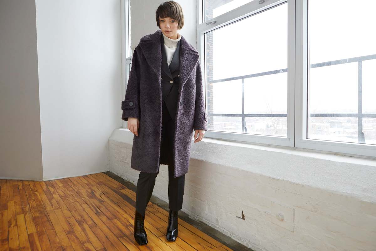 Adroit Lea Coat - Latte - Image 3 of 3