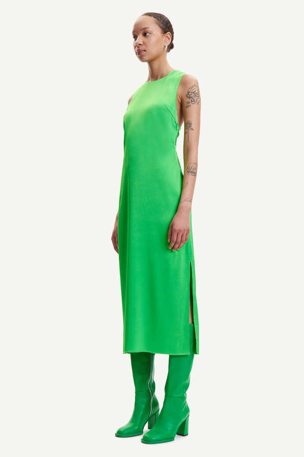 samsoe samsoe Cilla Dress - Vibrant Green samsoe samsoe Cilla Dress - Vibrant Green