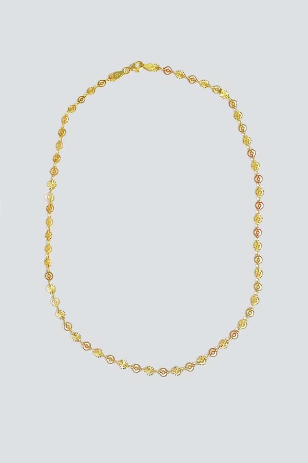 Circles Chain Gold Vermeil Garmentory