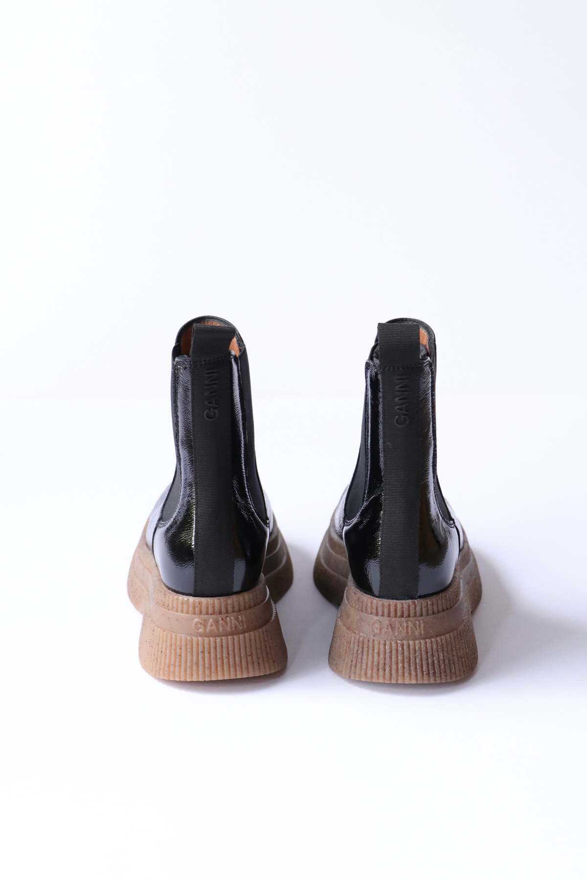 Ganni Creepers Chelsea Boot Black Garmentory