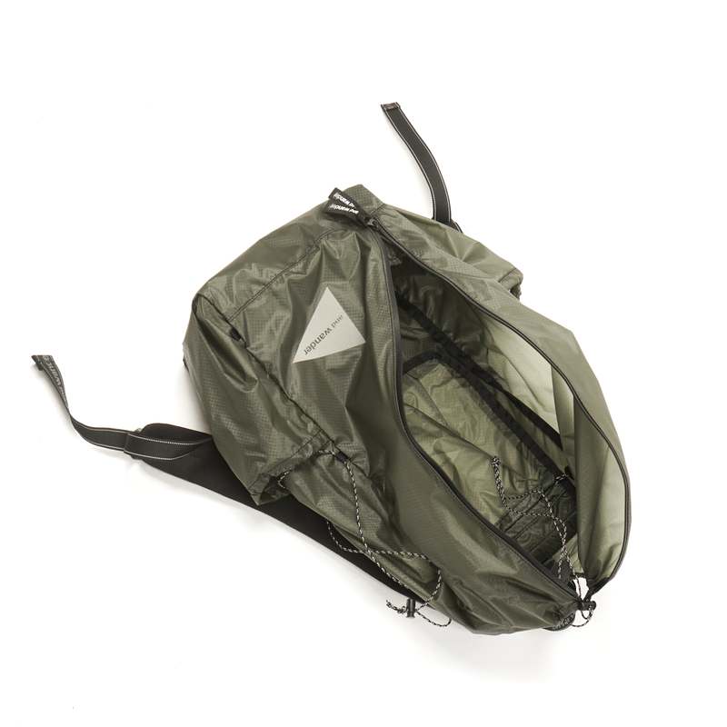 And wander 18L sil daypack グリーン And Wander – Sil Daypack Khaki