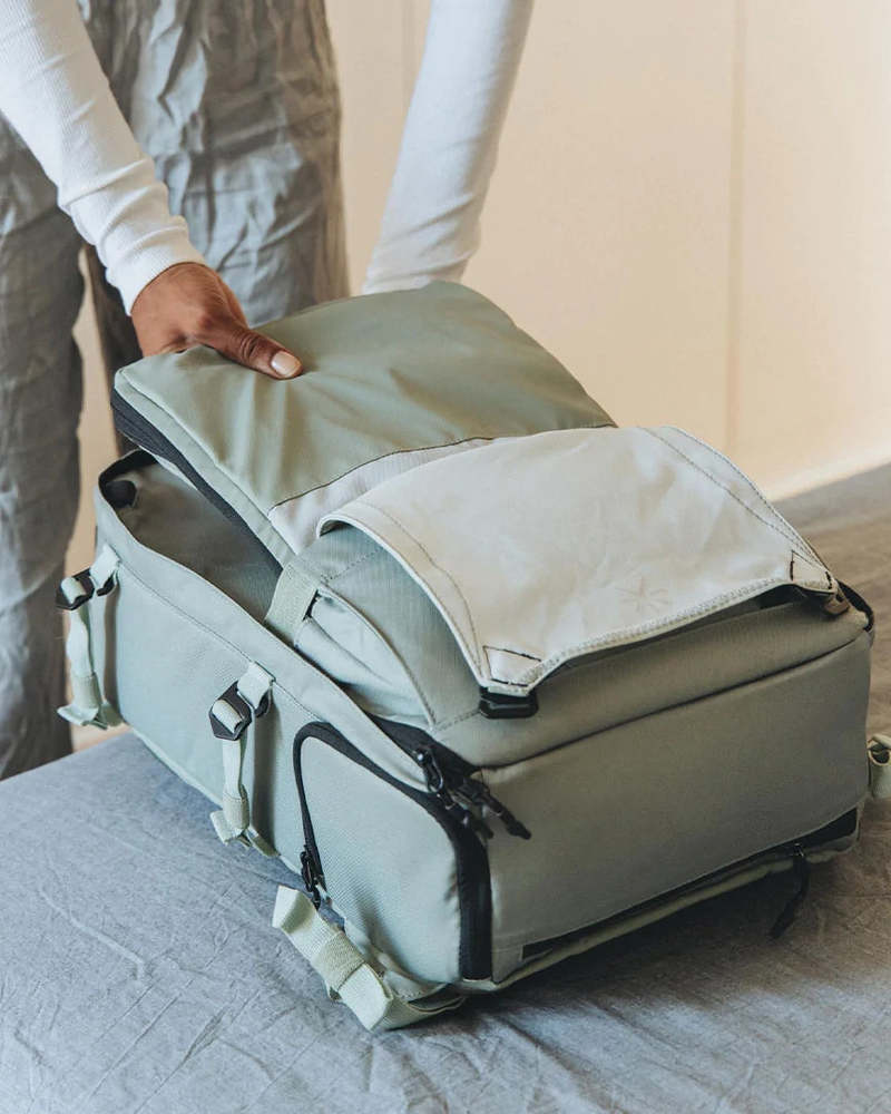 Unisex Smart Packing Cube Nest backpack - Desert Green 