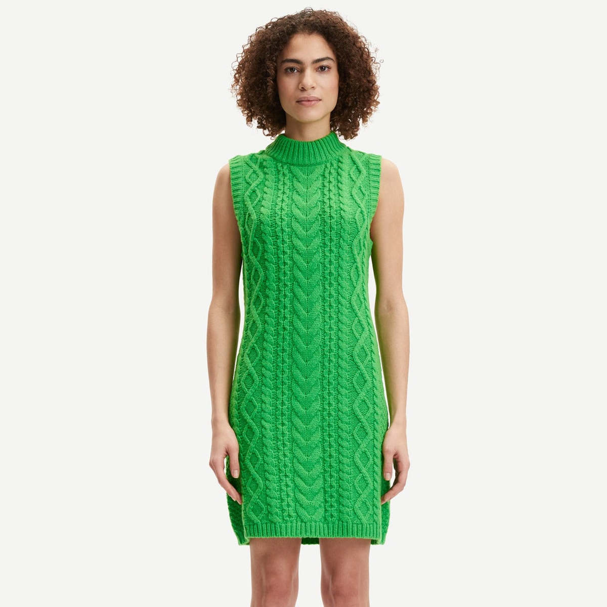 samsoe samsoe Kaya Knit Dress - Vibrant Green | Garmentory