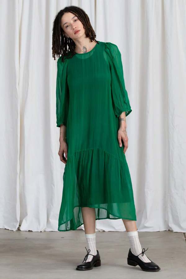 knee length dresses for ladies Stay A While Peasant Dress: Romantic & Flowy Bohemian Dress main image 0