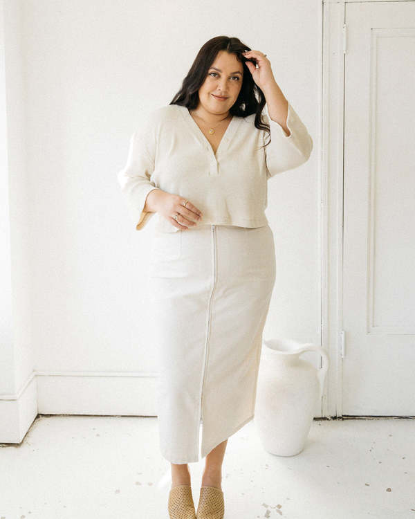 harly jae Porto Henley Off-White Garmentory