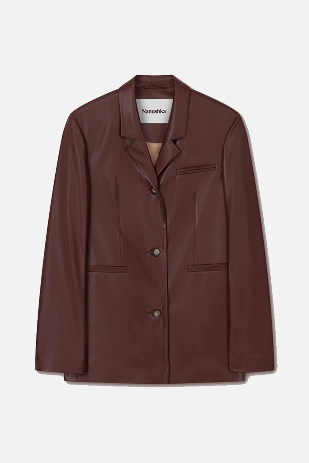 Nanushka Ariza Jacket - plum chutney - Image 1 of 5