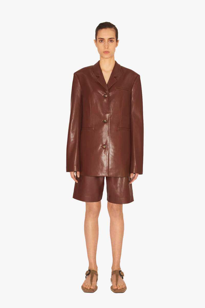 Nanushka Ariza Jacket - plum chutney