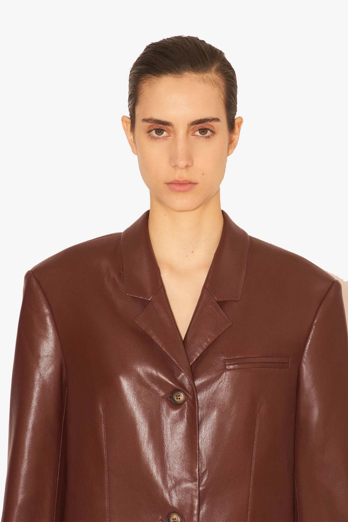 Nanushka Ariza Jacket - plum chutney - Image 5 of 5