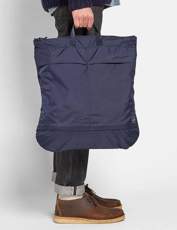 PORTER / FLEX　2WAY HELMETBAG ネイビー Porter-Yoshida & Co. Flex 2Way Helmet Bag - Navy | SON OF A STAG