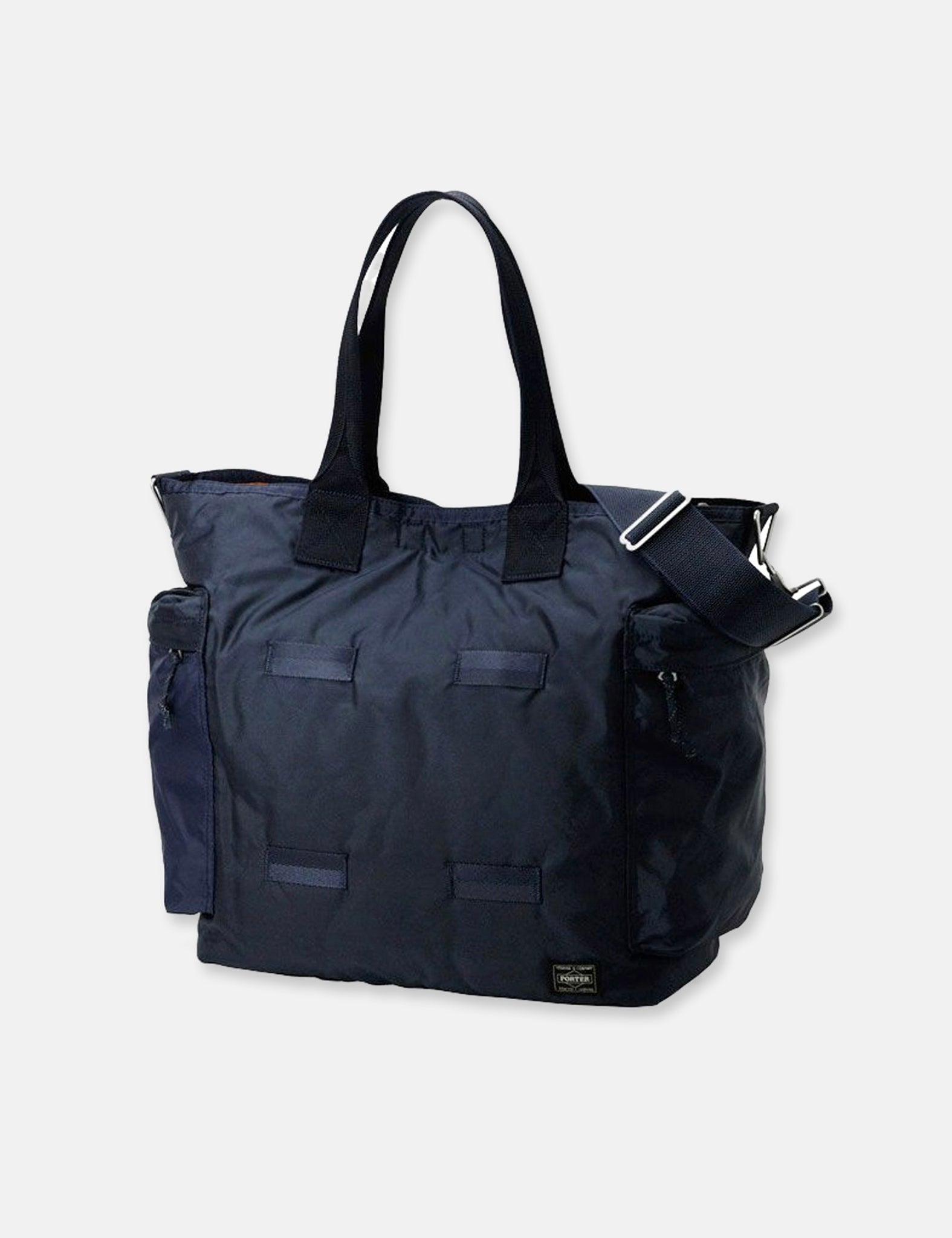 Porter Yoshida & Co Force 2-Way Tote Bag - Navy Blue | Garmentory