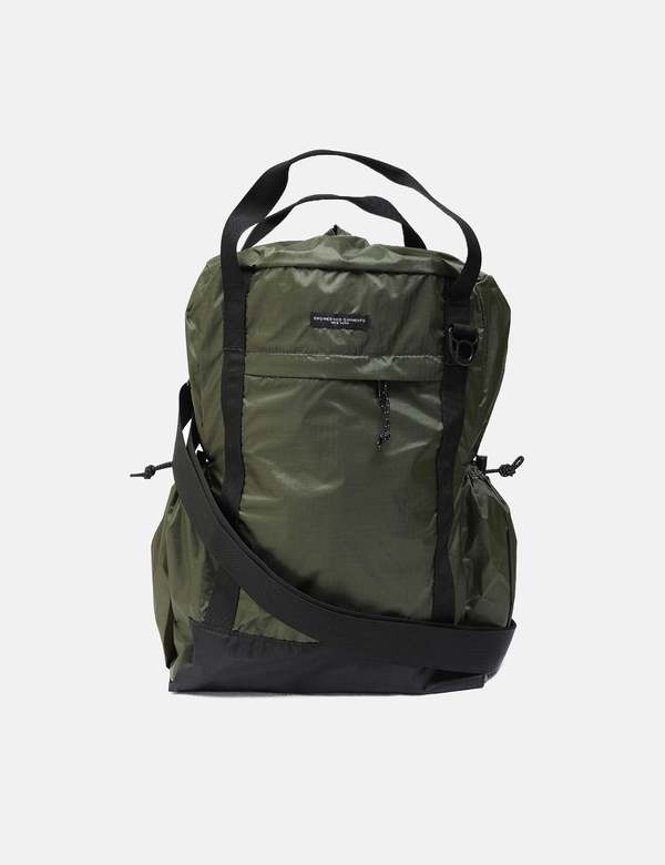Engineered Garments UL 3 Way Bag (Nylon Ripstop) - Olive Green