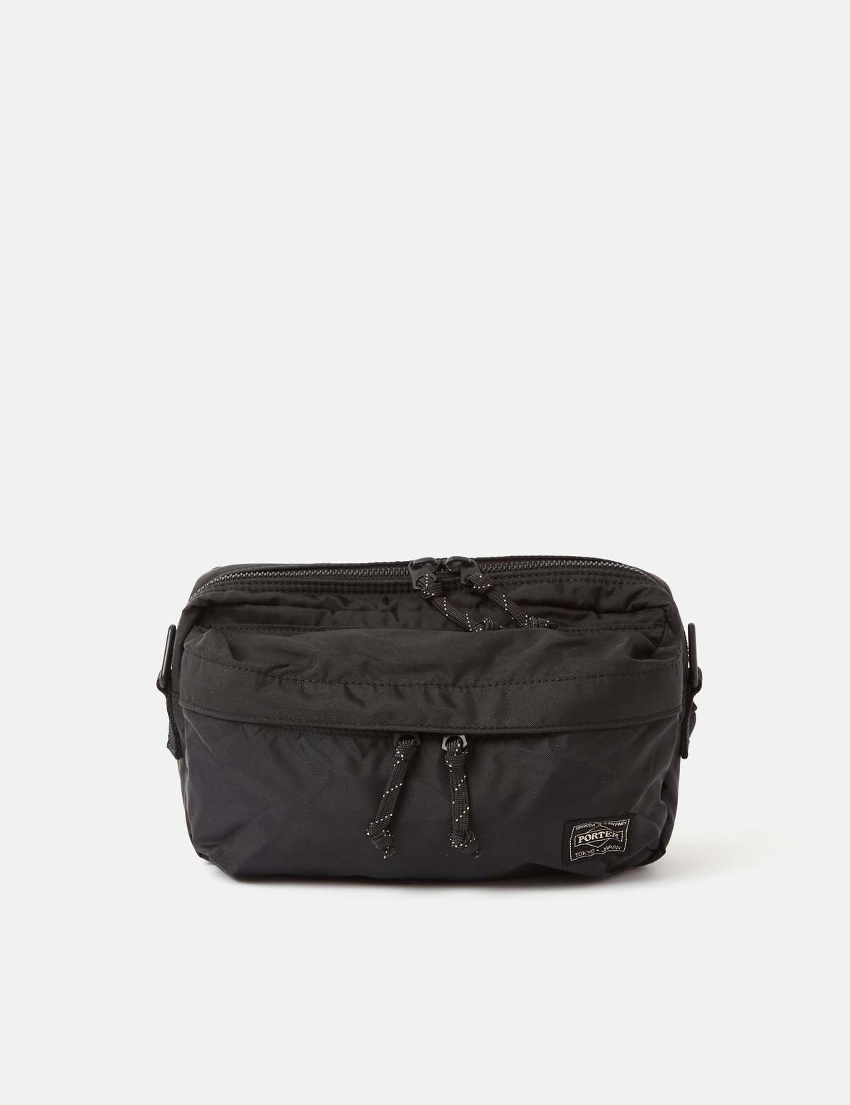 Porter Yoshida & Co Force 2-Way Waist Bag - Black | Garmentory