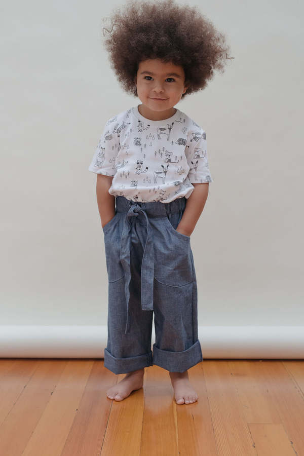 Kids Devon's Drawer Karate Pants Chambray Garmentory