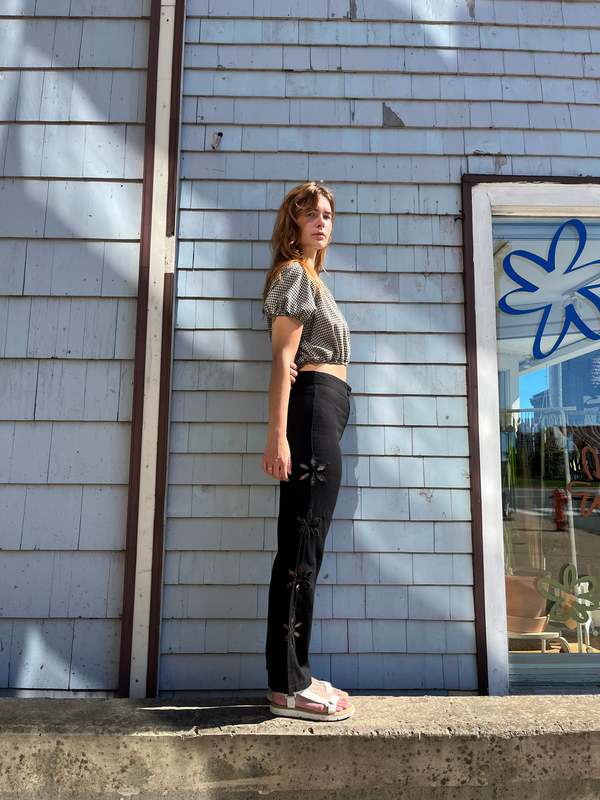 Tach Clothing Linen Pant Black Garmentory