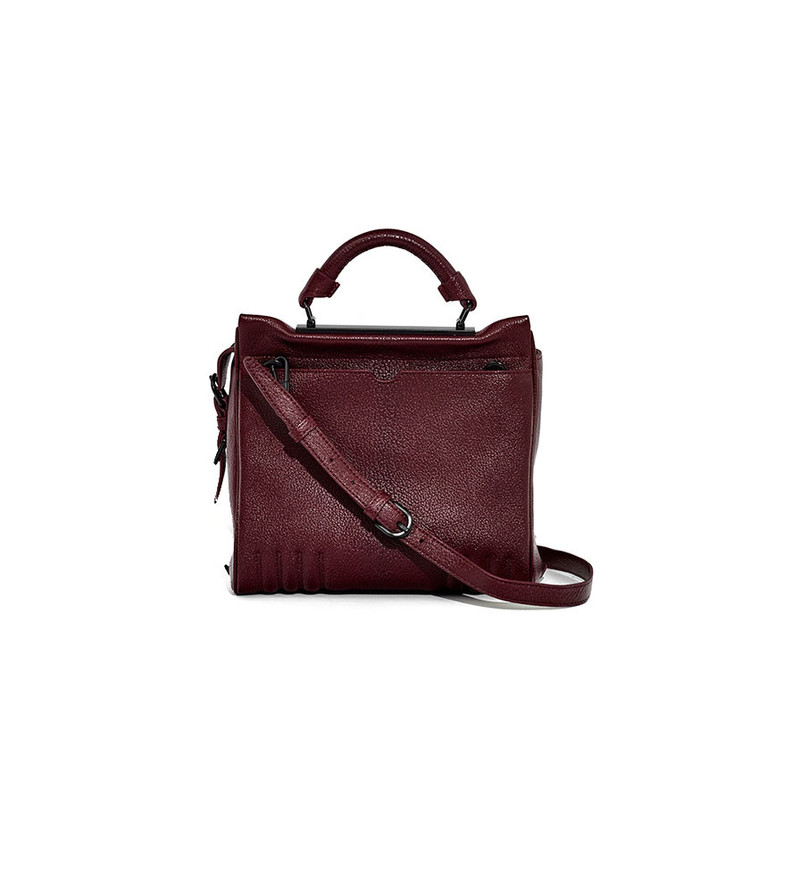 3.1 Phillip Lim Small Ryder Satchel in Burgundy | Garmentory