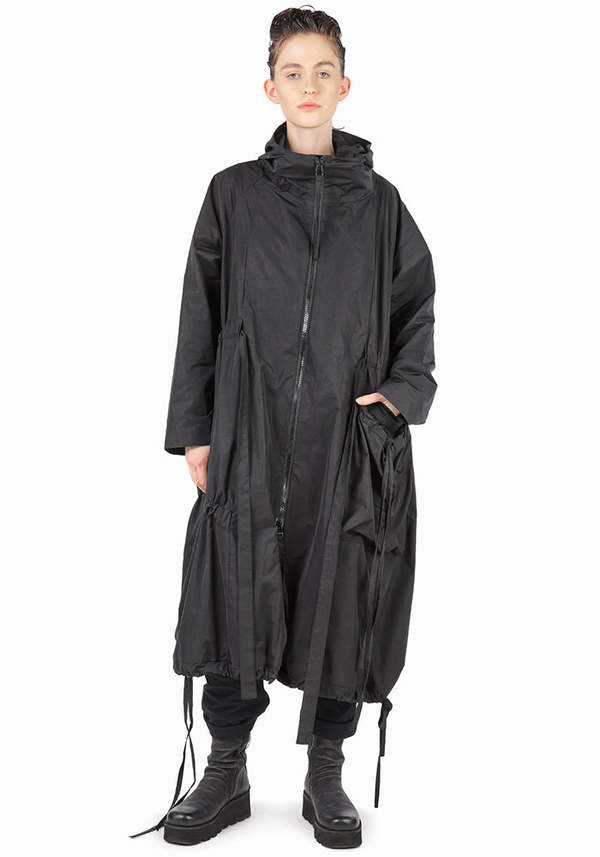 Manteau Long Studio B3 Modèle Gavin - Taille L/XL - Noir - Style Rundholz/Campbell - Neuf Avec étiquettes - Vendu Out