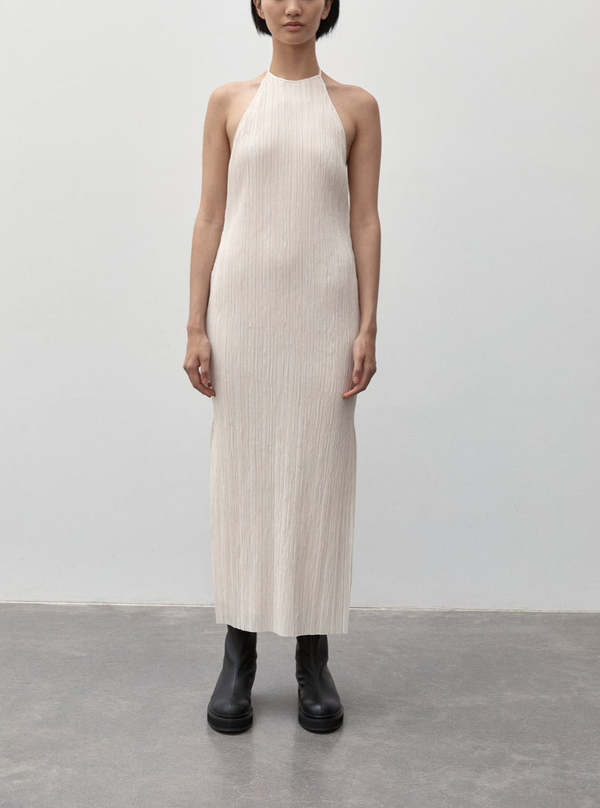 open lace back dress St Agni | Relaxed Pleat Dress