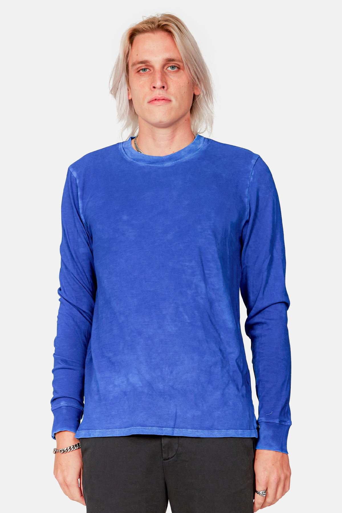 Cotton Citizen Presley Long Sleeve - Vintage Cobalt - Image 1 of 5