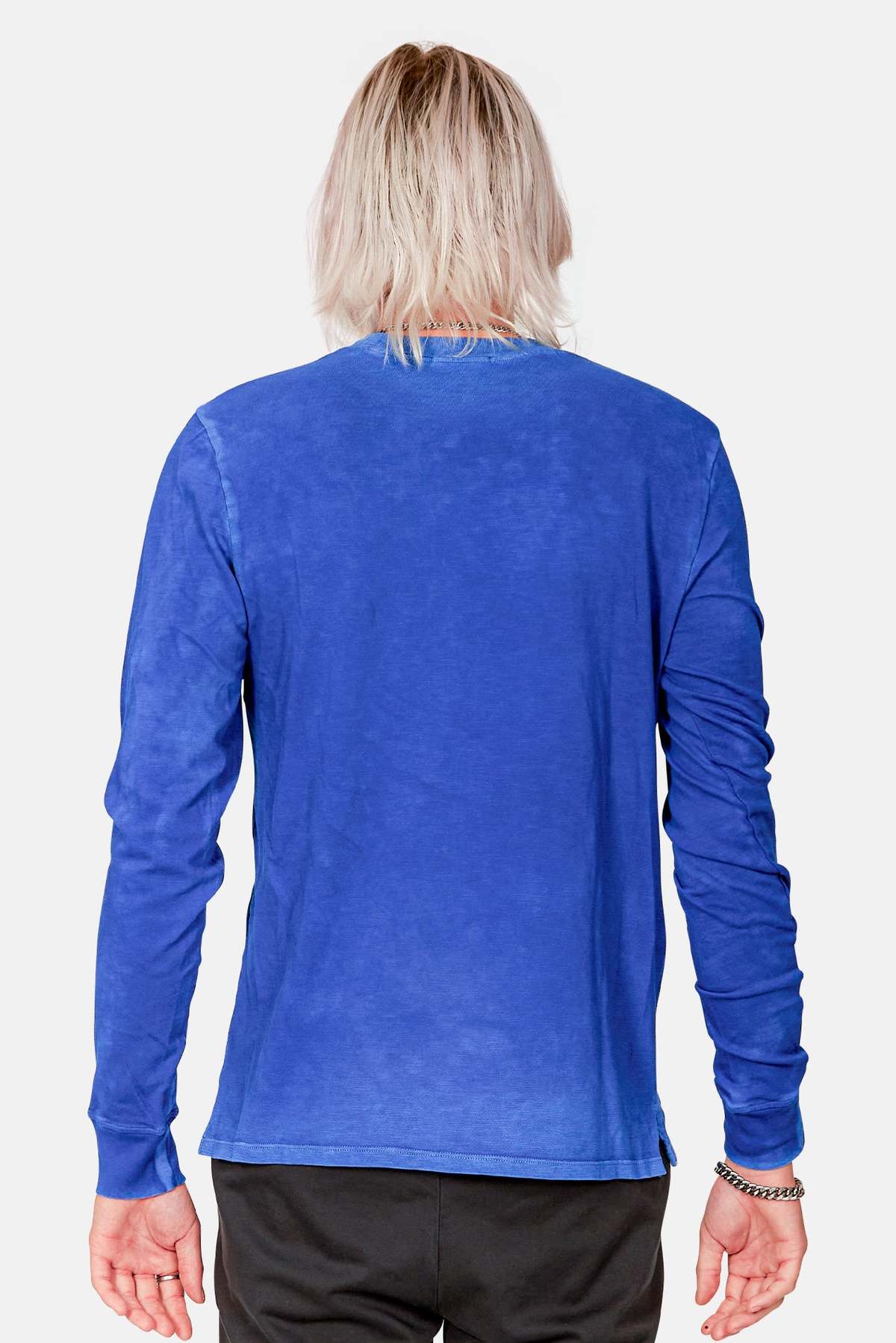 Cotton Citizen Presley Long Sleeve - Vintage Cobalt - Image 3 of 5