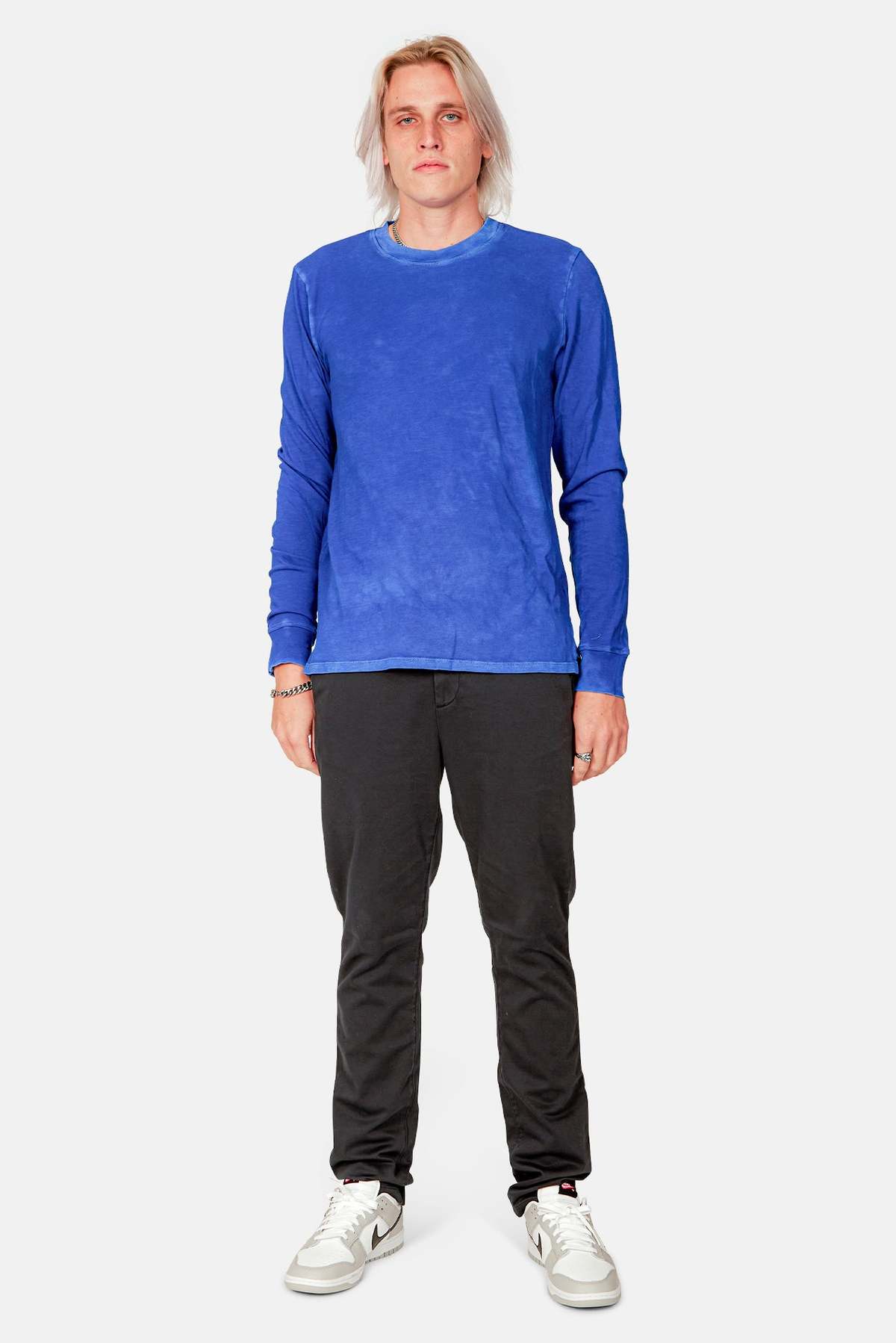 Cotton Citizen Presley Long Sleeve - Vintage Cobalt - Image 5 of 5