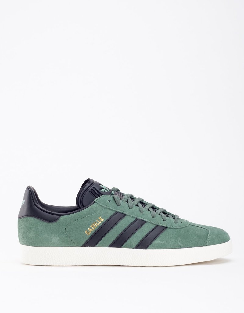 adidas gazelle silver green womens KI3206 Green Black Gazelle ADV Adidas Skateboarding Suede Shoes Footwe –  Southside Skatepark Skateshop main image 1