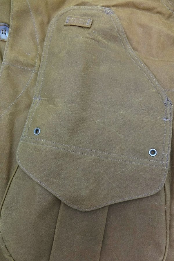 Filson Tin Cloth Field Coat Dark Tan Garmentory