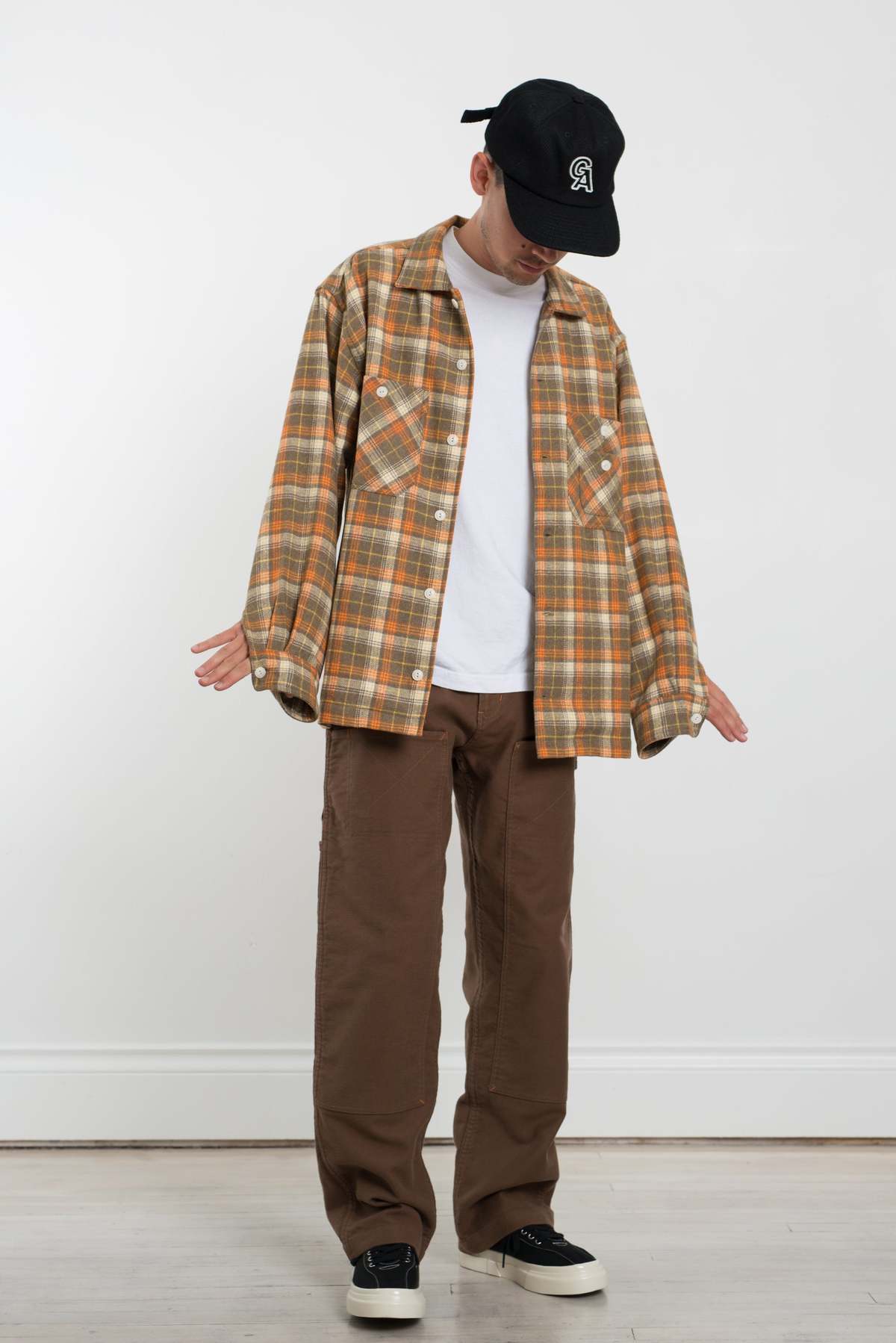 General Admission Flannel Plaid Shirt - Brown - Image 2 of 9