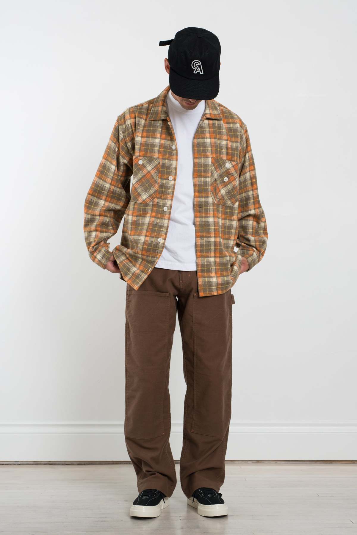 General Admission Flannel Plaid Shirt - Brown - Image 4 of 9