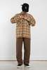 General Admission Flannel Plaid Shirt - Brown - Thumbnail 5