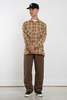 General Admission Flannel Plaid Shirt - Brown - Thumbnail 6