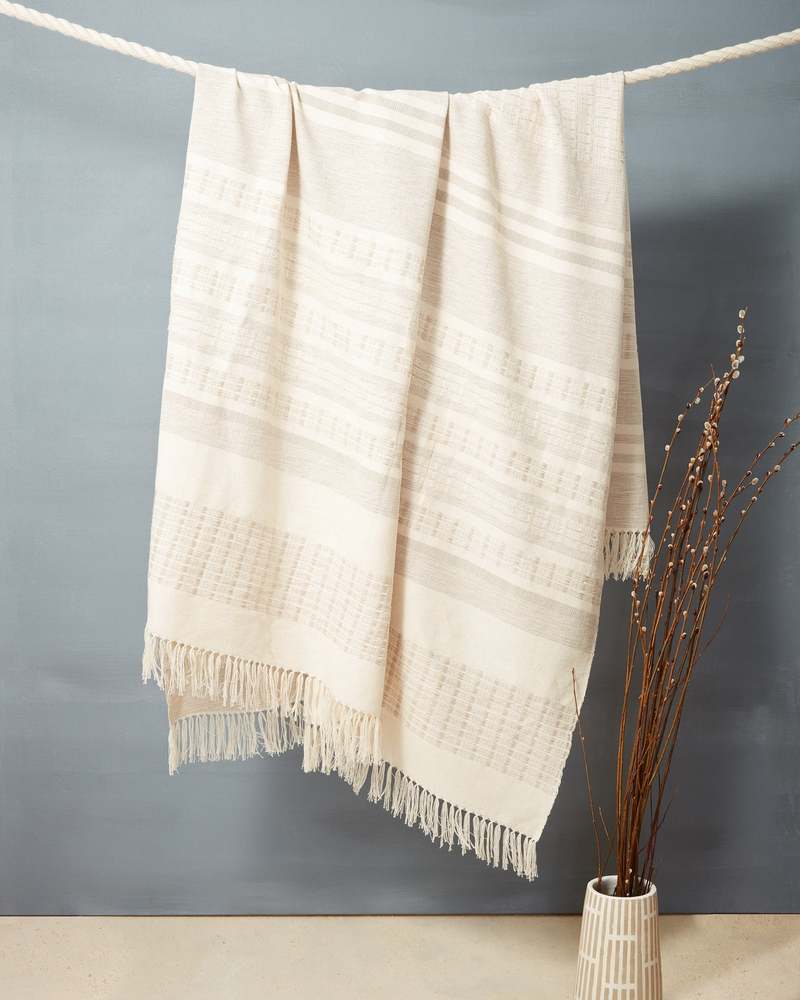 Handwoven Throw Blanket - Thumbnail 5
