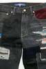 JUNYA WATANABE MAN cotton selvedge denim garment treated x multi fabrics mix Pants - Black X MIX - Thumbnail 2