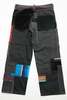 JUNYA WATANABE MAN cotton selvedge denim garment treated x multi fabrics mix Pants - Black X MIX - Thumbnail 9