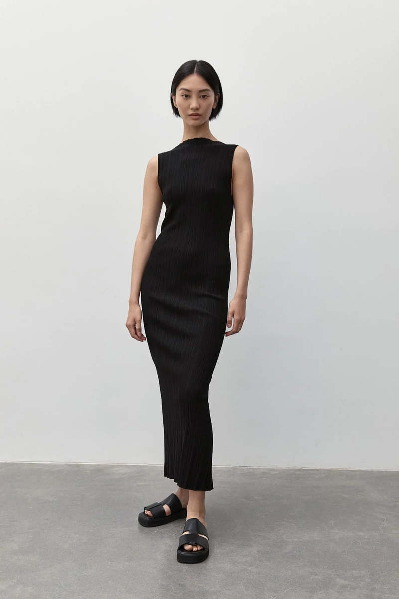 open lace back dress St. Agni | Relaxed Pleat Dress