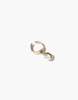 Cled Oval Dangling Ear Cuff - Gold/Silver - Thumbnail 8