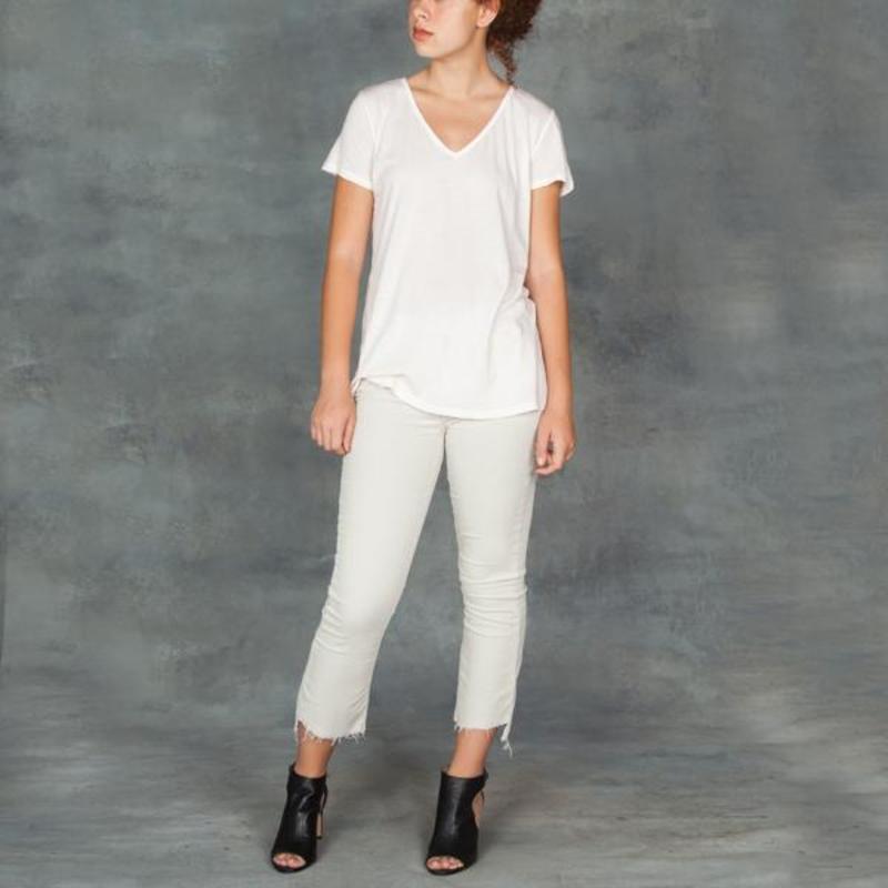 Mother Denim Insider Crop Step Fray  