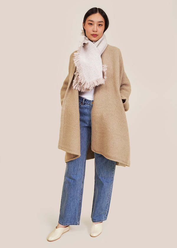 専用です。【LAUREN MANOOGIAN】DOPO KNIT COAT Lauren Manoogian Double Face Coat, Walnut – Glasswing