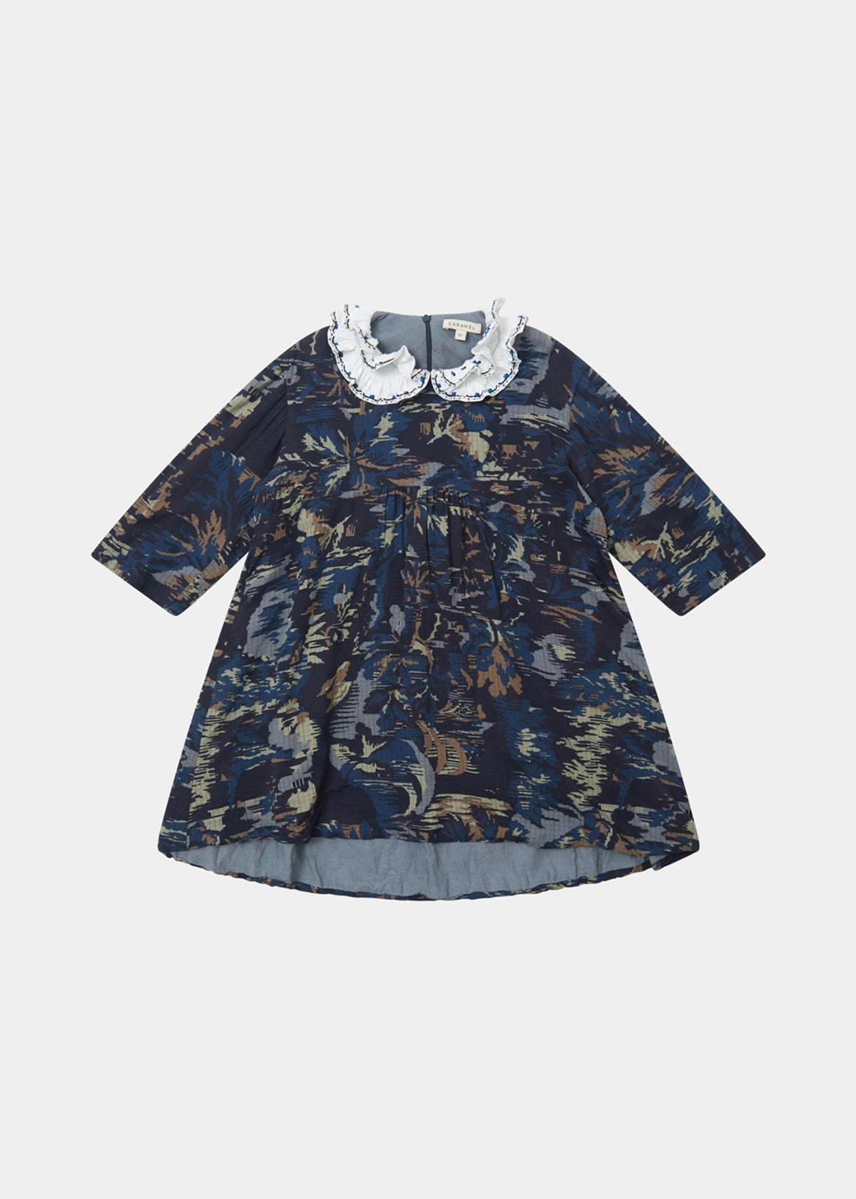 ワンピース caramel BUDDLEIA DRESS 6y Kids Caramel BUDDLEIA DRESS - TAPESTRY FLORAL BLUE | Garmentory