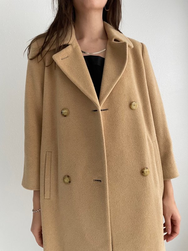 Larry levine camel clearance coat