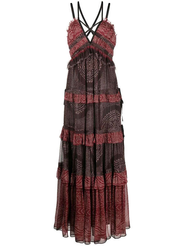 Ulla Johnson Agathe Gown - Garnet | Garmentory